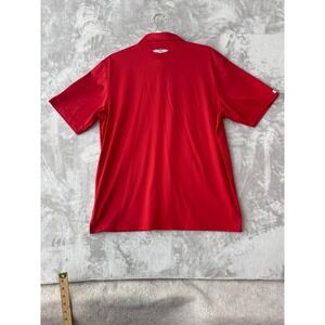 Straight Down Mens Red Golf Hammock dunes  Polo Large UPF15 Stretch Short Sleeve